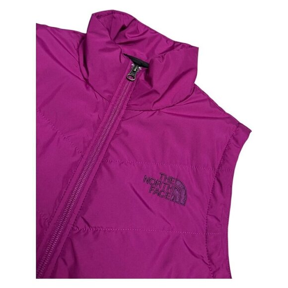 The North Face Lightweight DOWN FILL Pink Winter Puffer Outdoor Vest Womens XS - Picture 3 of 5